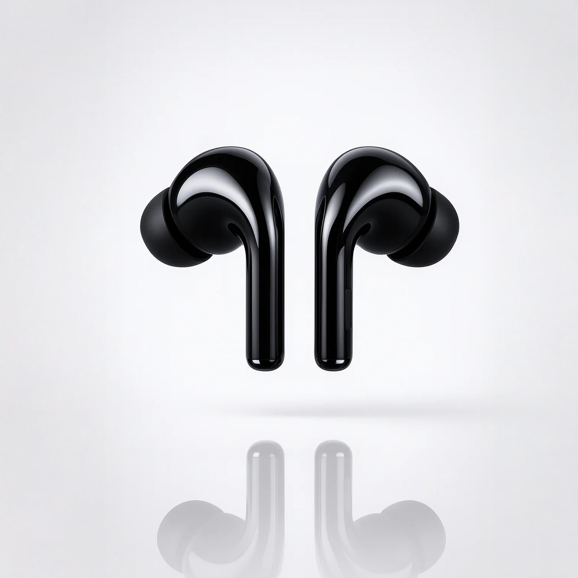 CTRL8 true wireless earbuds with quad mic and deep bass in pure black
