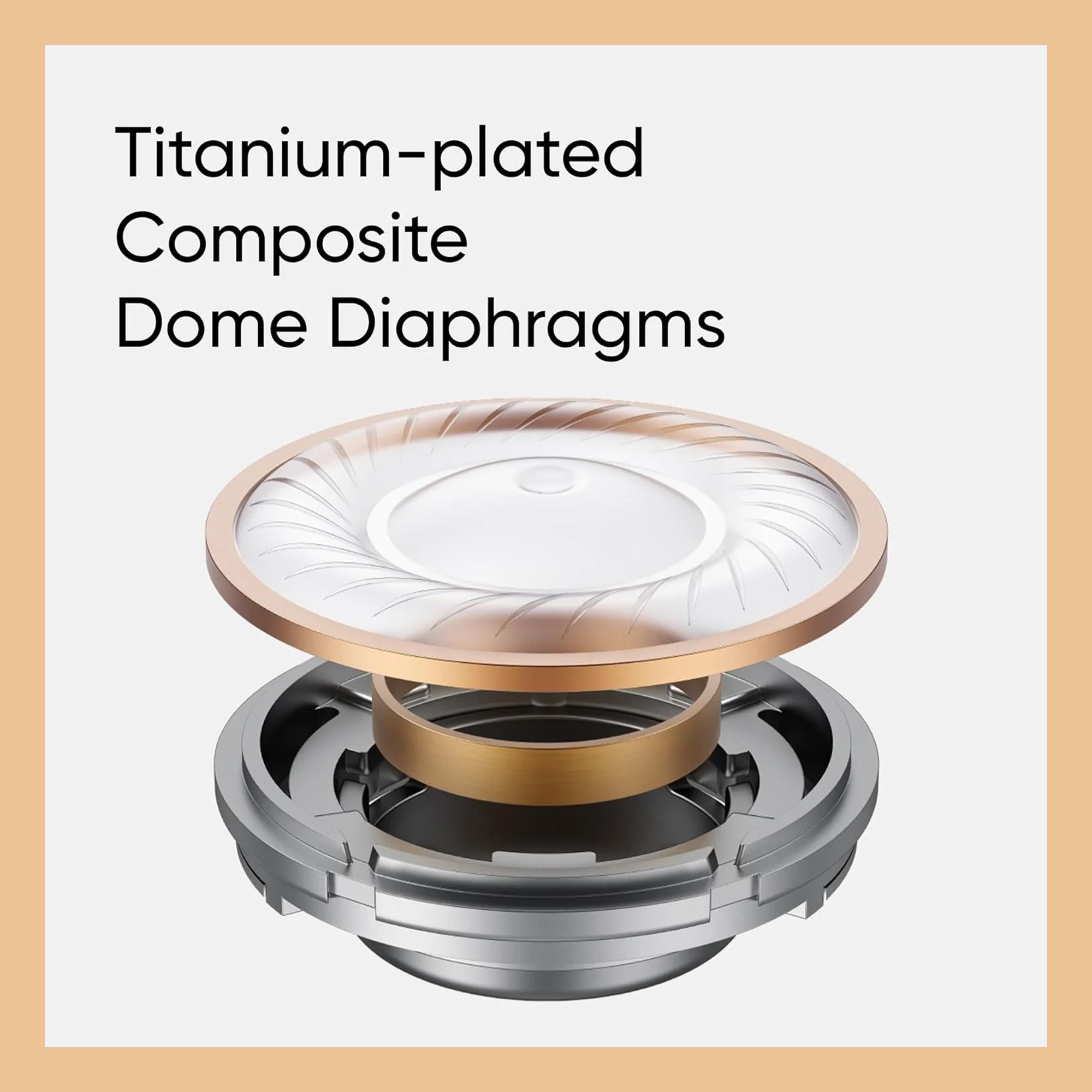 CTRL8 true wireless earbuds featuring titanium-plated composite dome diaphragms for enhanced sound quality