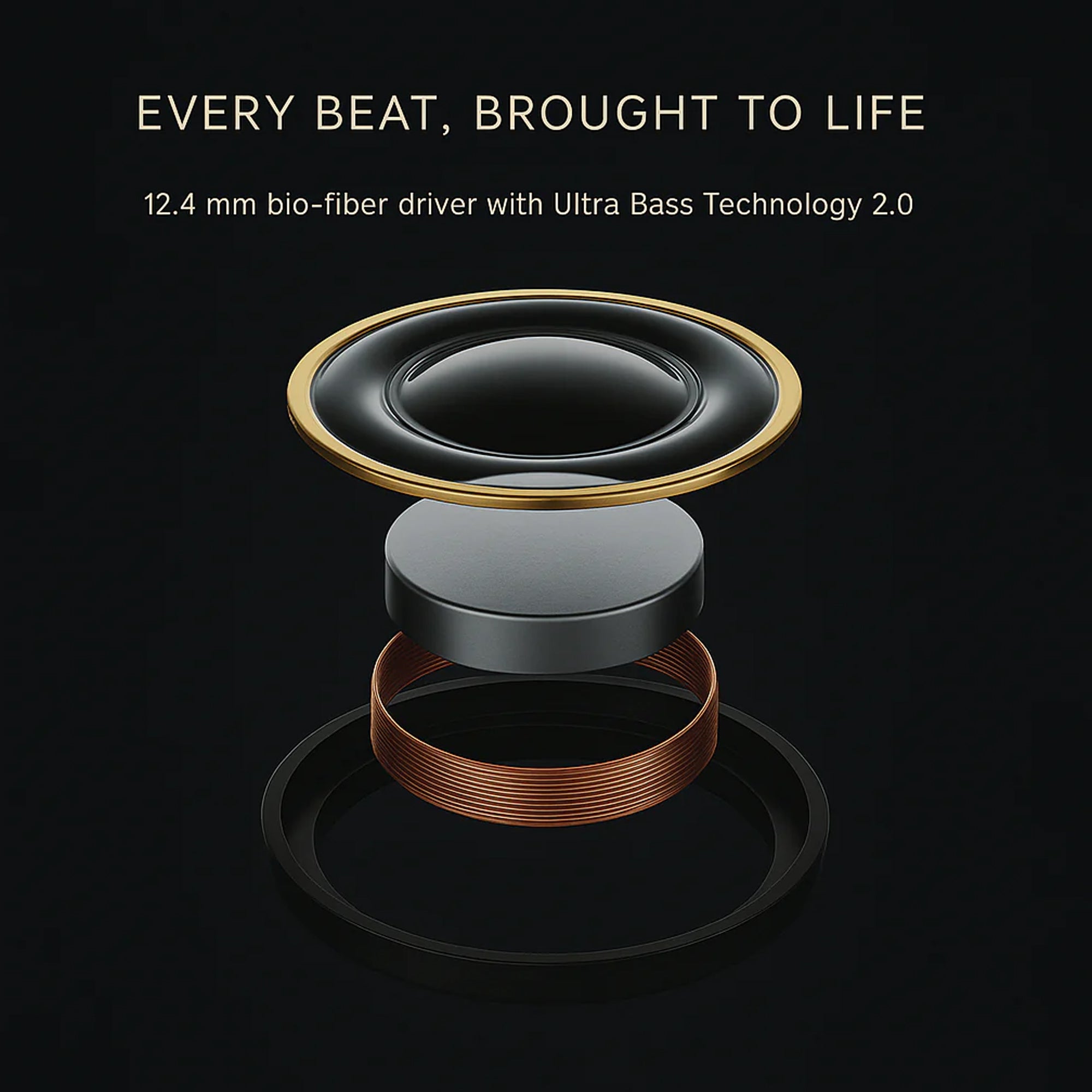 CTRL8 CMT Ultra Pro earbuds featuring 12.4 mm bio-fiber driver with Ultra Bass Technology 2.0
