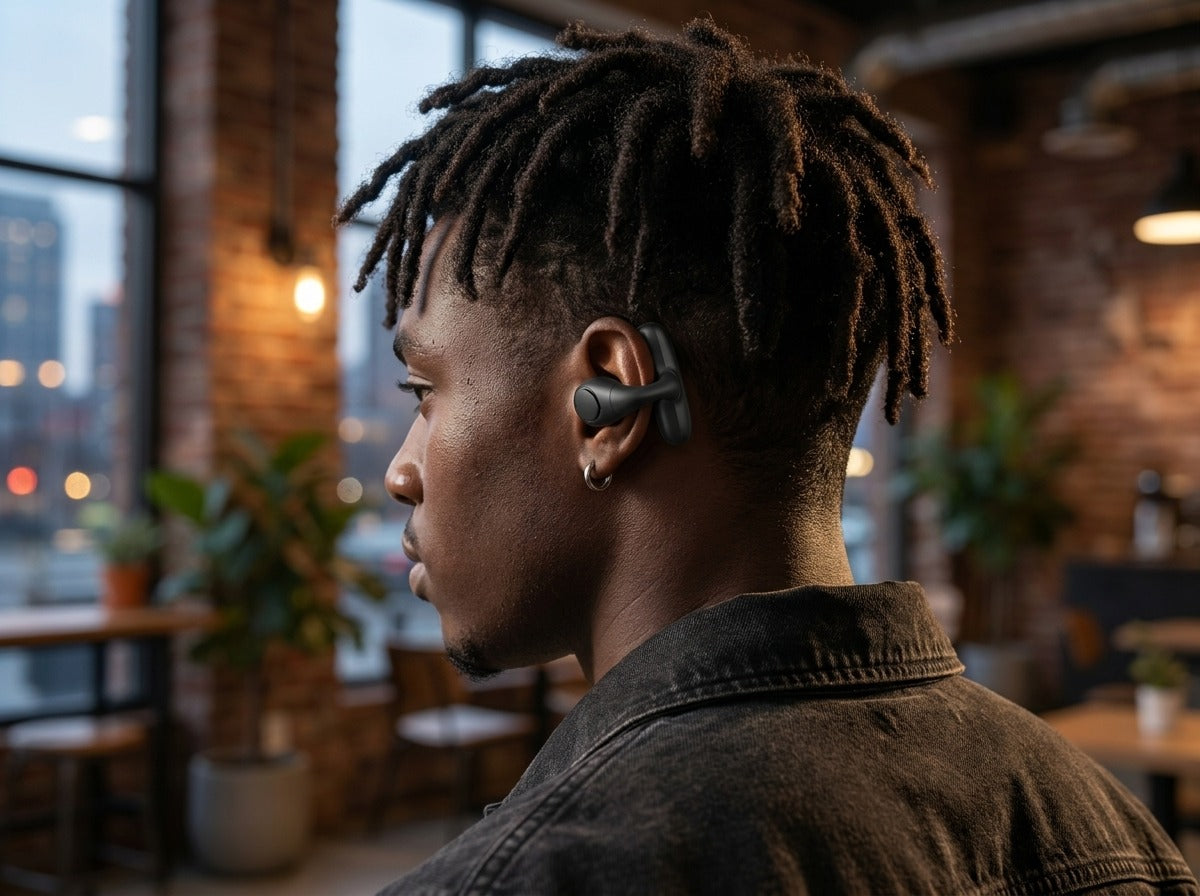 Ctrl8 X33 Open-Ear Bluetooth Headphones with Clip-On Design-UQ