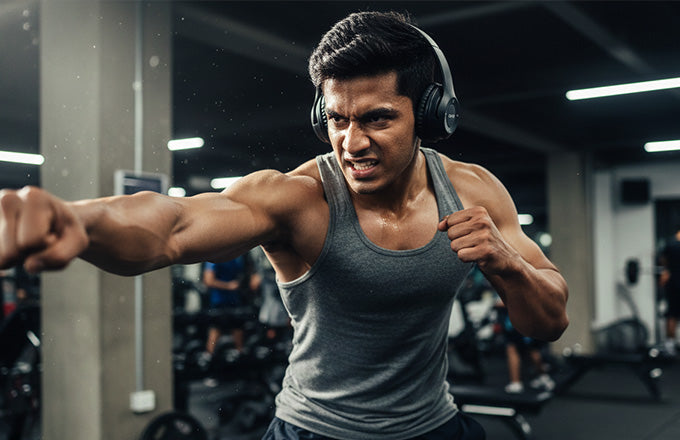 Ctrl8 Dual-Mode Wireless & Wired Over-Ear Headphones with Mic-BM