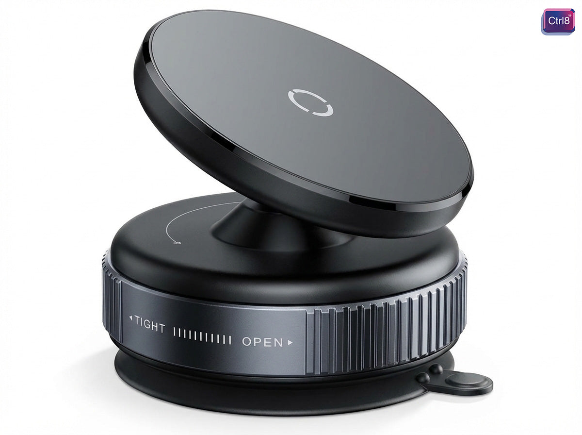 Ctrl8 360 Magnetic Mobile Phone Holder with Vacuum Suction-P