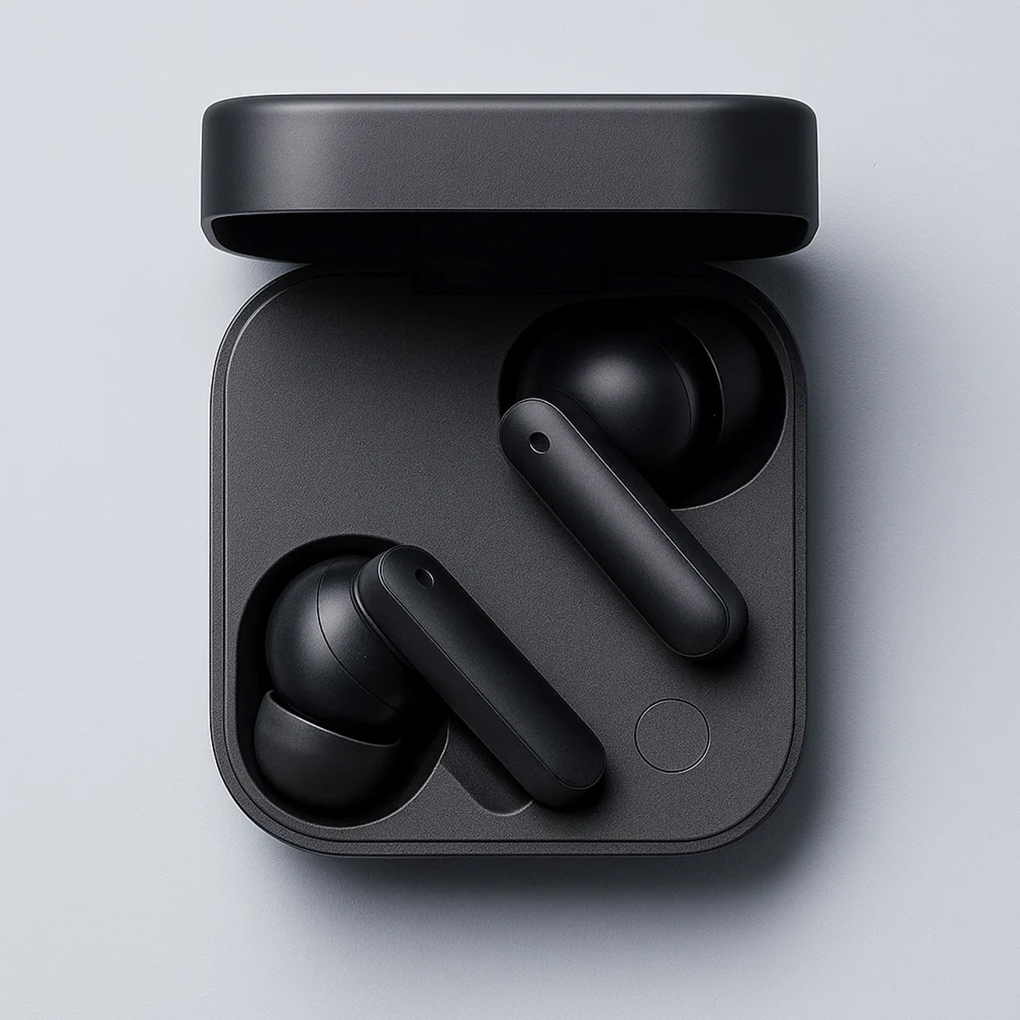 CTRL8 CMT Ultra Pro noise-cancelling true wireless earbuds with sleek black charging case