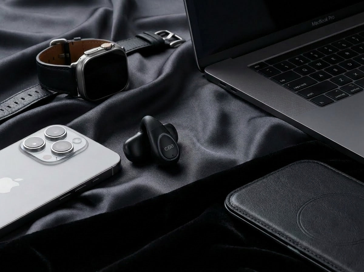 Ctrl8 X33 Open-Ear Bluetooth Headphones with Clip-On Design-UQ