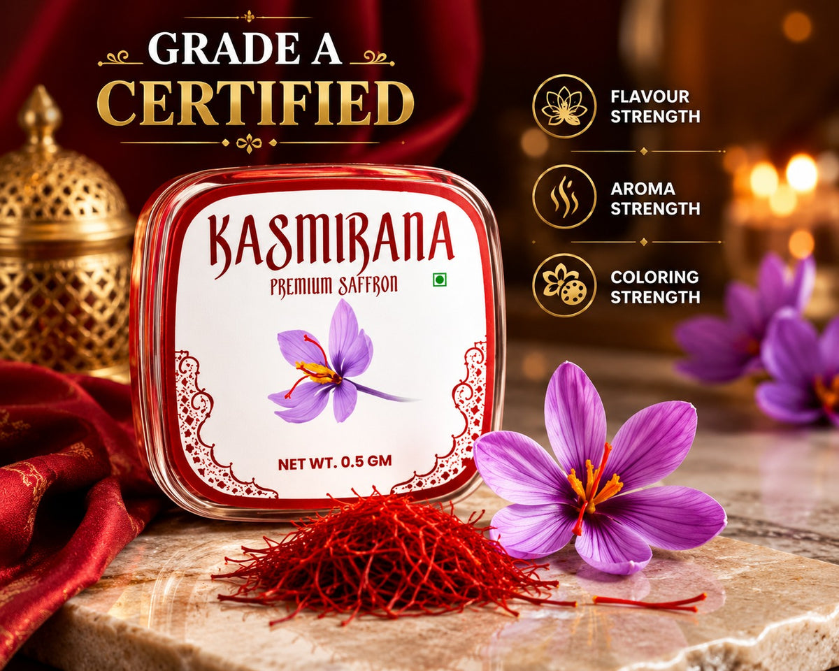 Buy1 Get1 Pure Kashmiri Saffron (Kesar)(0.5 gm each)-UP