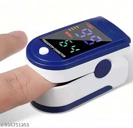 Oximeter Portable Fingertip SpO2 & Heart Rate Monitor with Battery Indicator-UP