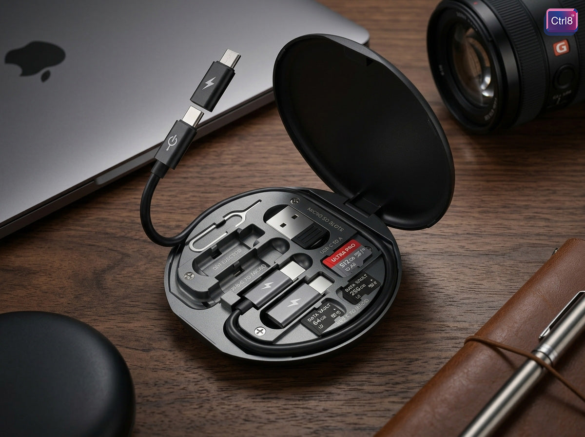 Ctrl8 5-in-1 Multi-Connector Fast Charging Cable Kit